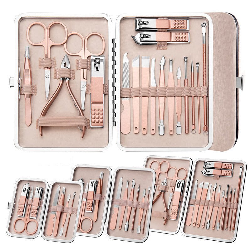 Exclusive Professional Scissors Nail Clippers Set — 1 Style — Front View