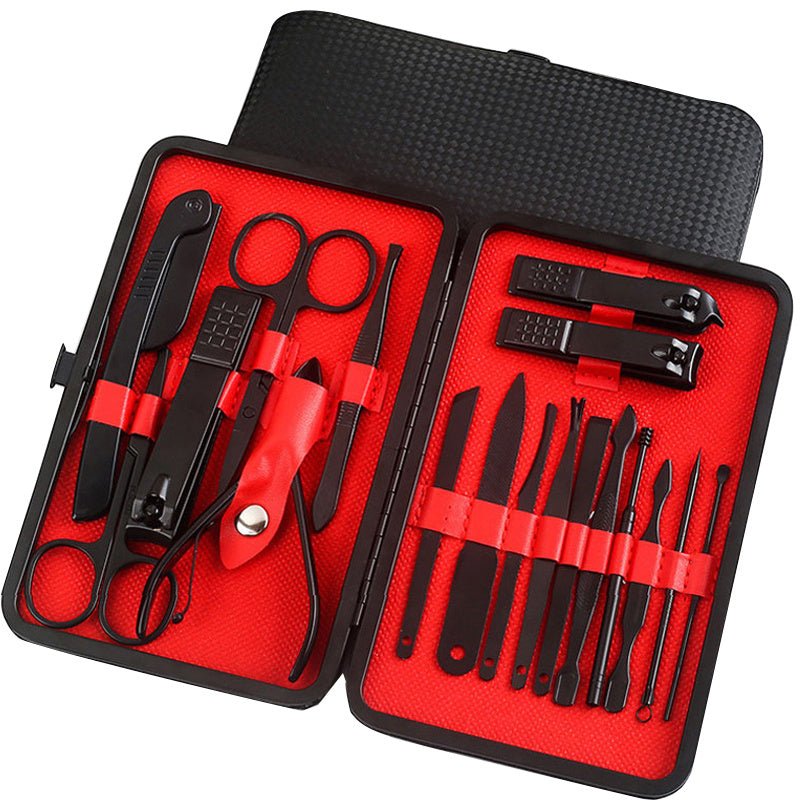 Exclusive Professional Scissors Nail Clippers Set — 1 Style — Back View