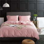 Exclusive Pure color four-piece bedding — Moonlight blue — Size 1.8M — Lifestyle View