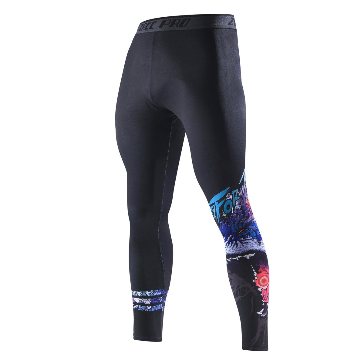 Exclusive Quick-drying Fitness Sports Men's Trousers — Black — Size 2XL — Detail View