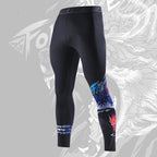 Exclusive Quick-drying Fitness Sports Men's Trousers — Black — Size 2XL — Front View