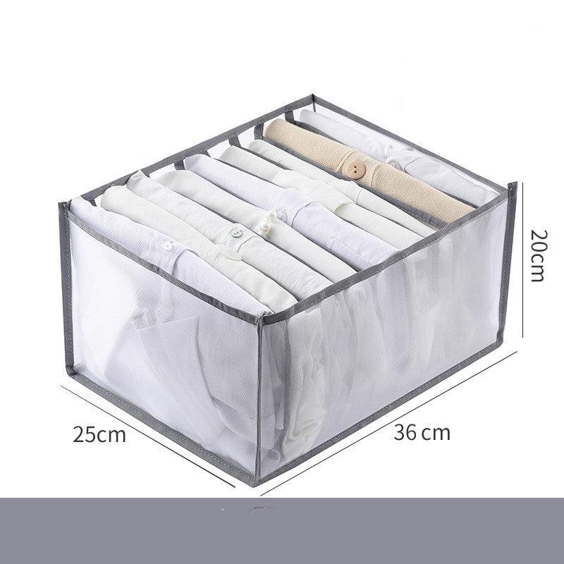 Exclusive Quilt Clothes Storage Organizer — Bed sheet5 gray — Detail View