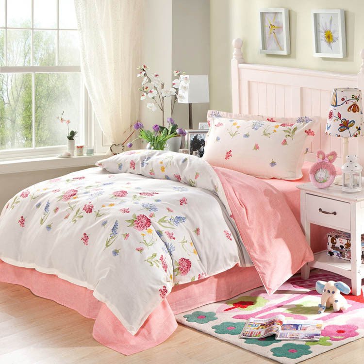 Exclusive Reactive Printed Bedding Sets — 4style — Side View