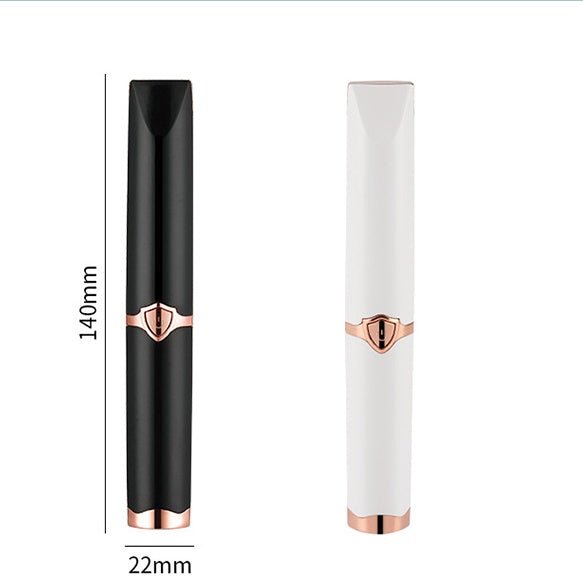 Exclusive Rechargeable 360 Rotating Eyelash Curler — Black — Size USB — Back View