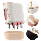Exclusive Red Light Vibration Massage Comb Scalp — Round white — Alternate View 14