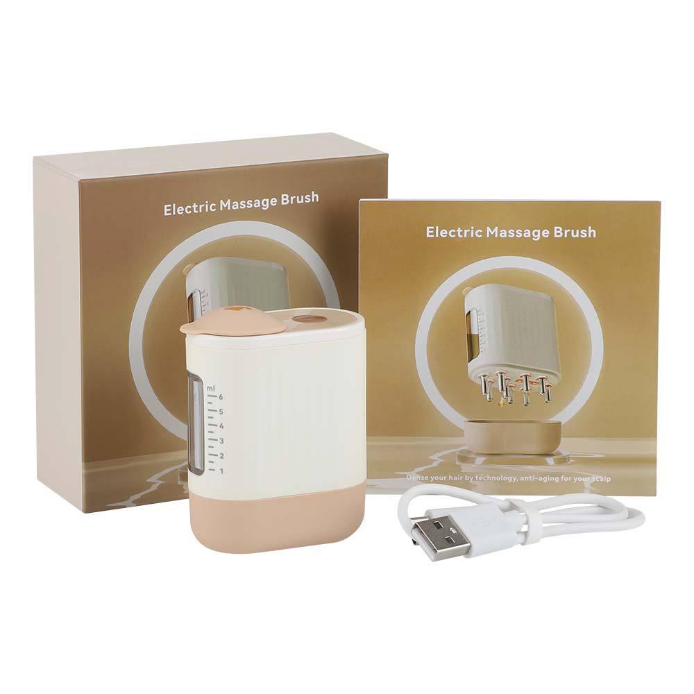 Exclusive Red Light Vibration Massage Comb Scalp — Round white — Alternate View 8