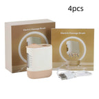 Exclusive Red Light Vibration Massage Comb Scalp — Round white — Alternate View 7