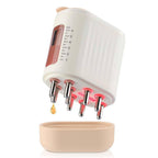 Exclusive Red Light Vibration Massage Comb Scalp — Round white — Alternate View 13