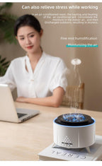 Exclusive Remote Control Volcano Humidifier Diffuser — White — Size EU — Alternate View 22