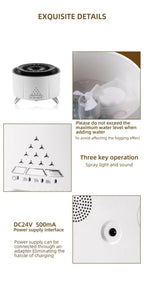 Exclusive Remote Control Volcano Humidifier Diffuser — White — Size EU — Alternate View 20