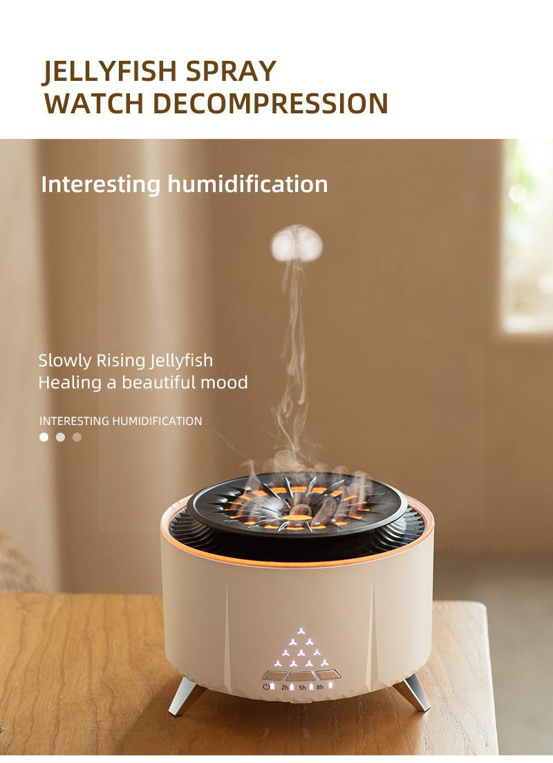 Exclusive Remote Control Volcano Humidifier Diffuser — White — Size EU — Alternate View 10