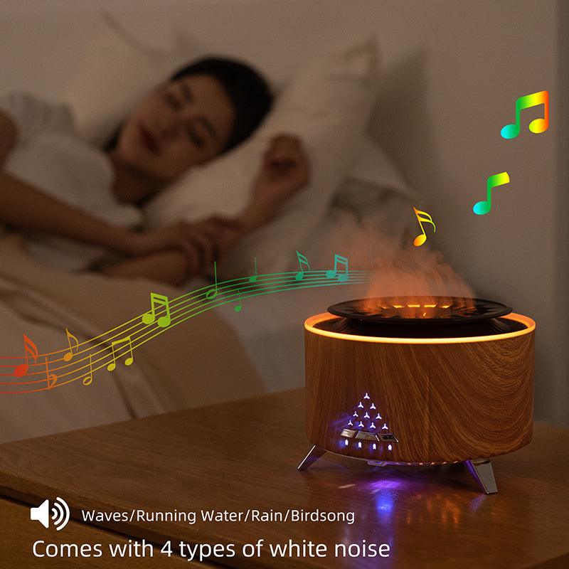 Exclusive Remote Control Volcano Humidifier Diffuser — White — Size EU — Detail View