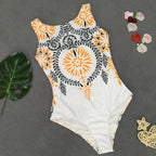 Exclusive Retro Print One-Piece Swimsuit — Black — Size L — Alternate View 10