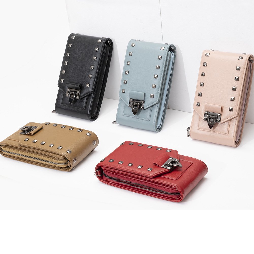 Exclusive Chic Shoulder Bags with Rivet Design — Black — Alternate View 15