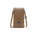 Exclusive Chic Shoulder Bags with Rivet Design — Black — Lifestyle View