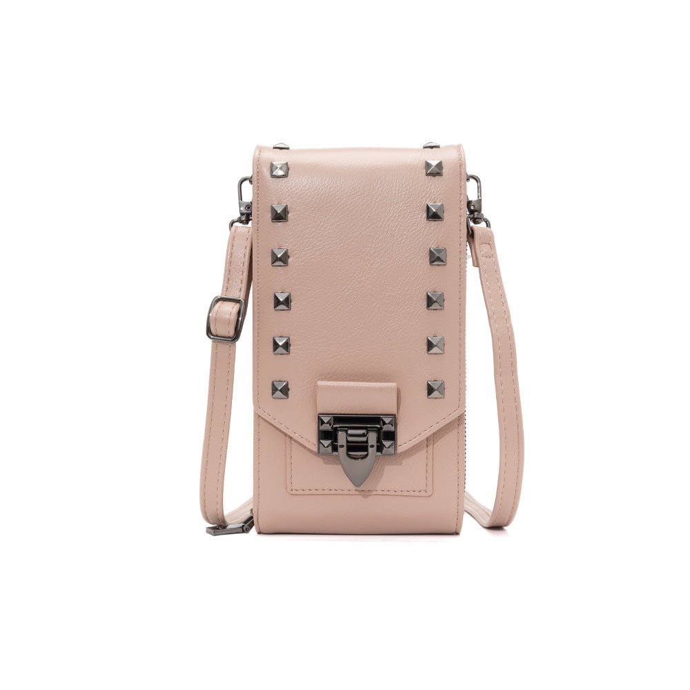 Exclusive Chic Shoulder Bags with Rivet Design — Black — Alternate View 7