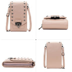 Exclusive Chic Shoulder Bags with Rivet Design — Black — Alternate View 10