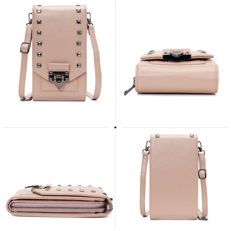Exclusive Chic Shoulder Bags with Rivet Design — Black — Alternate View 10