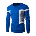 Exclusive Round Neck Sweatshirt with Fleece — Black — Size L — Front View