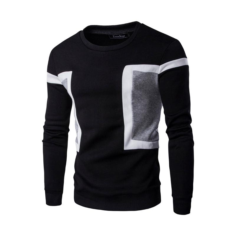 Exclusive Round Neck Sweatshirt with Fleece — Black — Size L — Alternate View 11