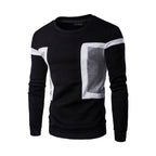 Exclusive Round Neck Sweatshirt with Fleece — Black — Size L — Alternate View 11