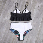 Exclusive Ruffled swimwear — Black — Size L — Alternate View 9