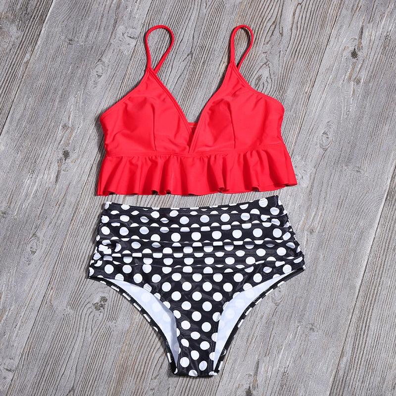 Exclusive Ruffled swimwear — Black — Size L — Alternate View 11