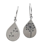 Exclusive Retro Women's Literary Simple Earrings — As shown — Top View