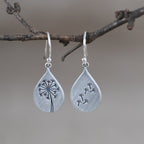 Exclusive Retro Women's Literary Simple Earrings — As shown — Side View