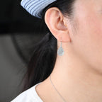Exclusive Retro Women's Literary Simple Earrings — As shown — Front View
