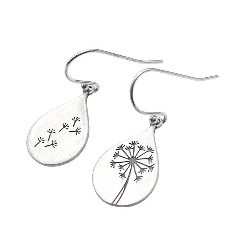 Exclusive Retro Women's Literary Simple Earrings — As shown — Lifestyle View
