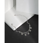 Exclusive S925 Sterling Silver Double Bracelet — Gold — Detail View