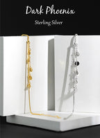 Exclusive S925 Sterling Silver Double Bracelet — Gold — Top View
