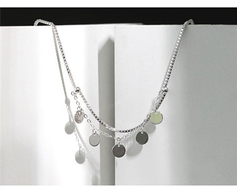Exclusive S925 Sterling Silver Double Bracelet — Gold — Alternate View 8