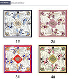 Exclusive Sailing Print Emulation Silk Scarf Fashion Shawl — 1color — Size 90CM — Alternate View 8