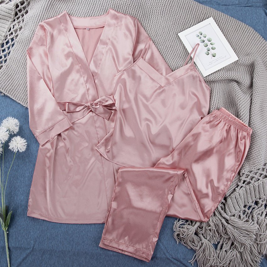 Exclusive Women Night Gown Pajamas — Pink — Size S — Top View