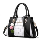 Exclusive Shoulder Bags For Women Handbag — Black — Front View