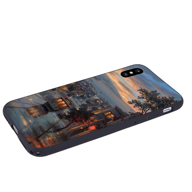 Exclusive Silicone printing phone case — Silica gel — Size IPhone12pro — Back View