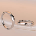 Exclusive Simple And Fashionable Rings For Men And Women — Man — Front View