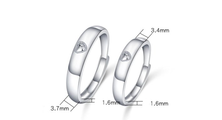 Exclusive Simple And Fashionable Rings For Men And Women — Man — Alternate View 7