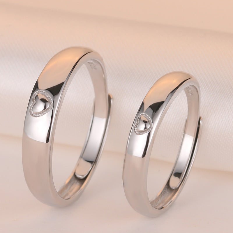 Exclusive Simple And Fashionable Rings For Men And Women — Man — Back View