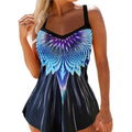 Exclusive Stylish Polyester Women's Swimwear — Picture Color — Size 2XL — Front View