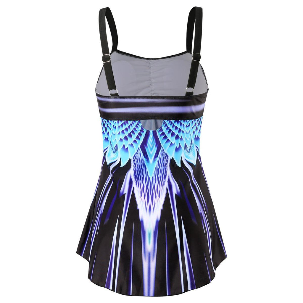 Exclusive Stylish Polyester Women's Swimwear — Picture Color — Size 2XL — Alternate View 7