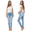 Exclusive Slim Pencil Pants — Deep blue — Size 2XL — Front View