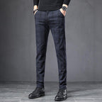 Exclusive Slim Straight Loose Men's Casual Pants — Black — Size 28 — Alternate View 8