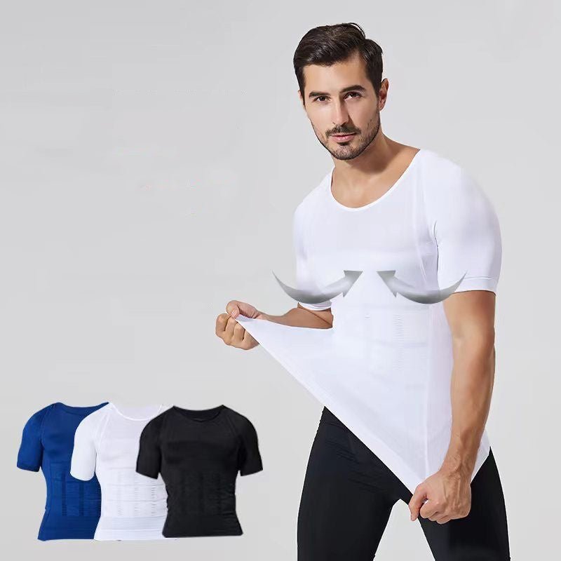 Exclusive Slimming Body Shaper — White — Size M — Back View