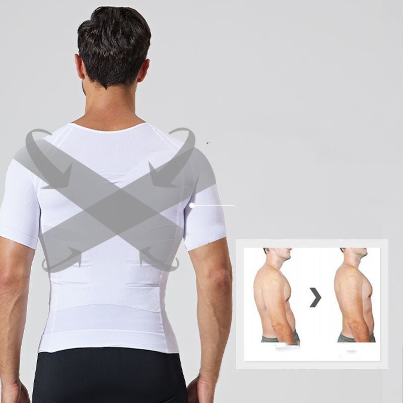 Exclusive Slimming Body Shaper — White — Size M — Top View