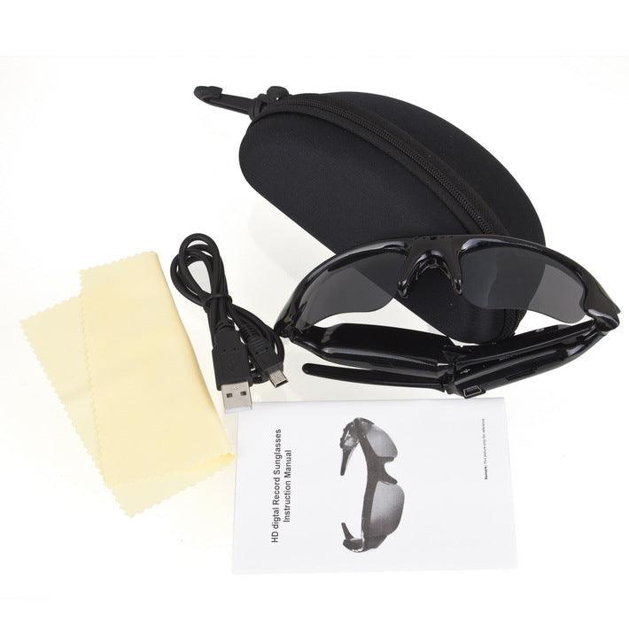 Exclusive Smart Digital Glasses — Black — Back View