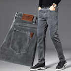 Exclusive Smoky Gray Jeans Men's Loose Straight — Blue Gray — Size 28 — Alternate View 9