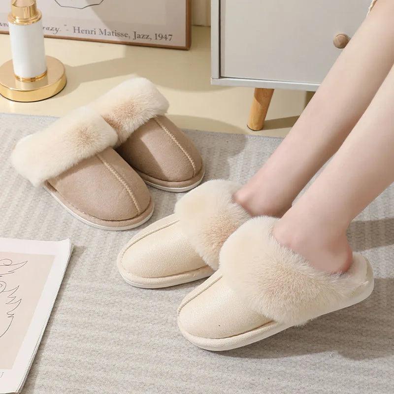 Exclusive Soft Lined Cotton Shoes | Warm Non-Slip House Slippers — Brown — Size 36or37 — Alternate View 7